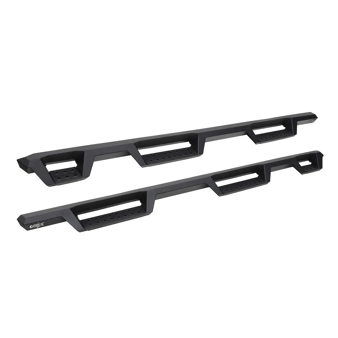 56-534685 – WESTIN Nerf Bar - Truck Wheel To Wheel, With Drop Down Steps With Bed Step 3 Inch Square Straight Powder ...